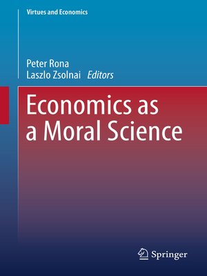 cover image of Economics as a Moral Science